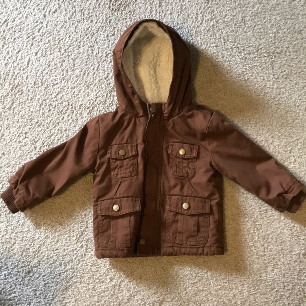 Carheart style soft Sherpa lined coat